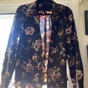 Beautiful Floral Chaps Button Down Shirt